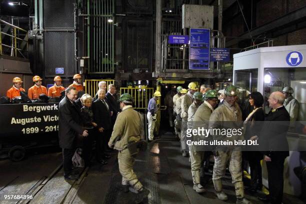 Germany; NRW; Marl: the coal Mine Auguste Victoria, last day for closing down