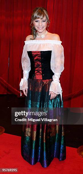 Swiss singer Francine Jordi attends the Swiss-Award 2009 award ceremony at Hallenstadion on January 9, 2010 in Zurich, Switzerland.