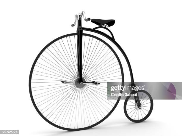 ordinary bicycl - bike vintage stock pictures, royalty-free photos & images