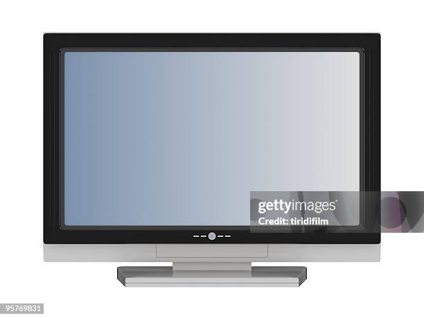 lcd flat tv - uit de jaren nul van de 21e eeuw stockfoto's en -beelden