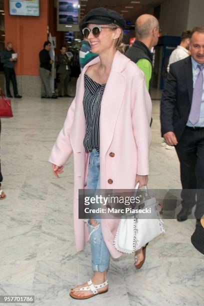 Actress Diane Kruger is seen during the 71st annual Cannes Film Festival at Nice Airport on May 12, 2018 in Nice, France.