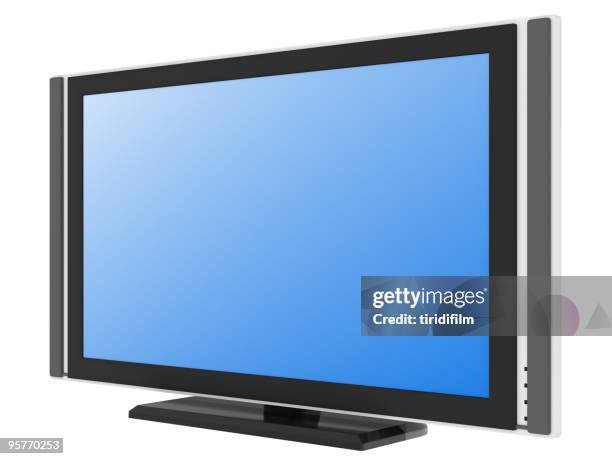 téléviseur haute définition - écran plat photos et images de collection