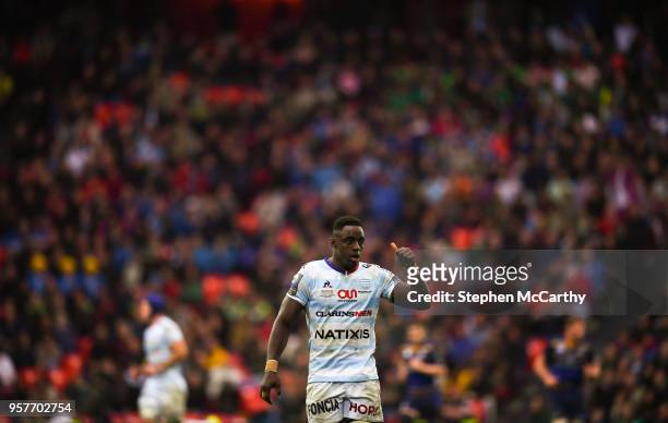 Bilbao , Spain - 12 May 2018; Yannick Nyanga of Racing 92 during the European Rugby Champions Cup Final match between Leinster and Racing 92 at the...