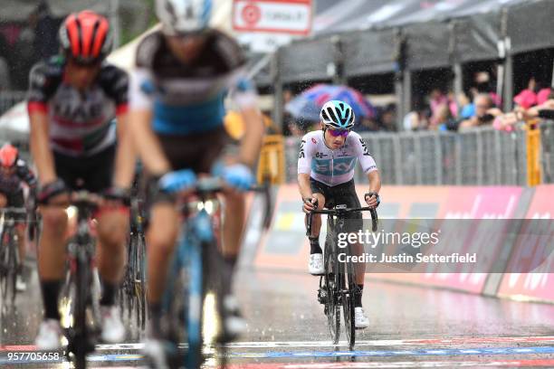 Arrival / Kenny Elissonde of France and Team Sky / Injury / Rain / during the 101th Tour of Italy 2018, Stage 8 a 209km stage from Praia a Mare to...