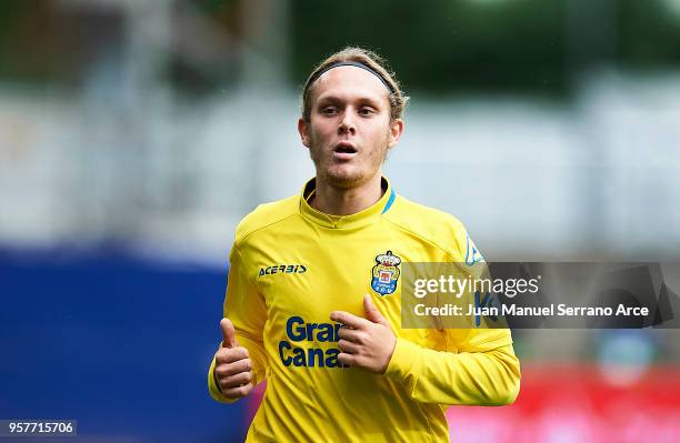 Alen Halilovic of UD Las Palmas reacts during the La Liga match between SD Eibar and UD Las Palmas at Ipurua Municipal Stadium on May 12, 2018 in...