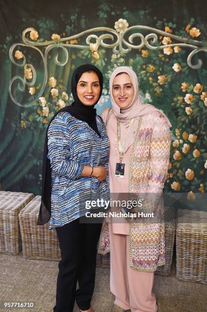 Of Doha Film Institute Fatma Al Remaihi with Qatari filmmaker Aisha Al Jaidah at the Doha Film Institute reception to celebrate the films supported...