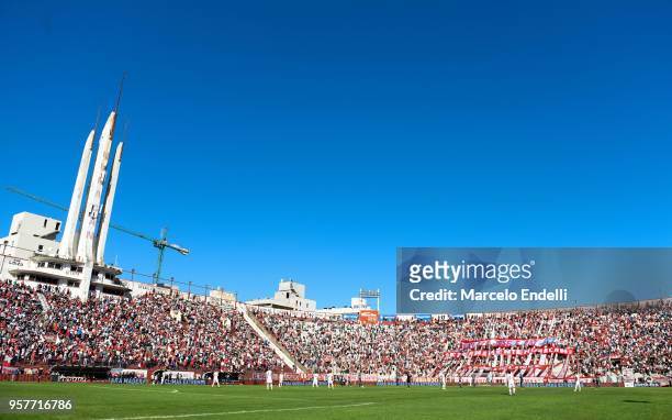 View of Tomas Adolfo Duco stadium before a match between Huracan and Boca Juniors as part of Superliga 2017/18 at Estadio Tomas Adolfo Duco on May...