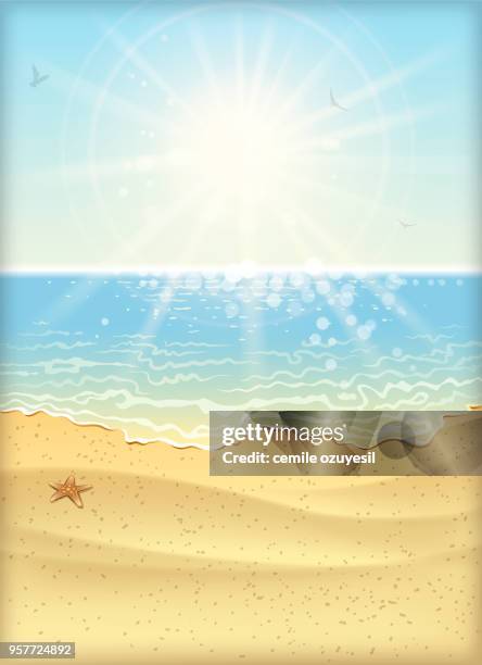 blank beach - big island hawaii islands stock illustrations
