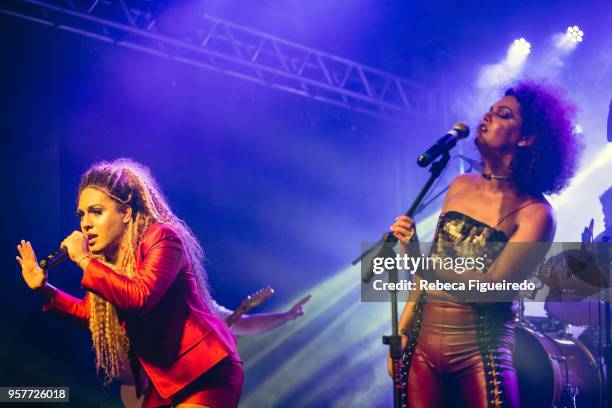 As Bahias e a Cozinha Mineira perform during Festival Bananada at Passeio das Aguas on May 11 in Goiania, Brazil