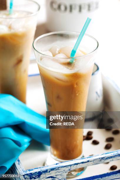Iced coffee.