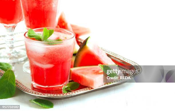 Watermelon smoothies.