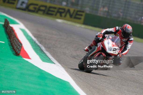 Jordi Torres ESP MV Agusta 1000 F4 MV Agusta Reparto Corse during the Motul FIM Superbike Championship - Italian Round race during the World...