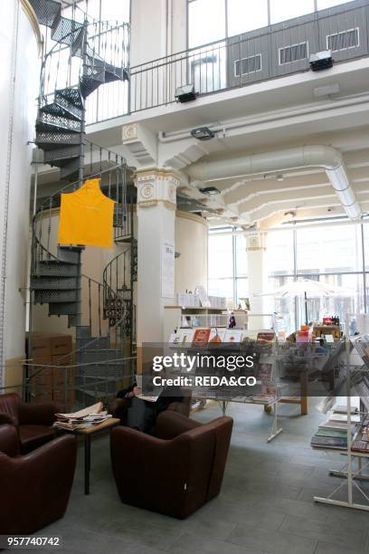 Book shop. Eataly foodstore. Nizza 230 street. Turin. Italy.