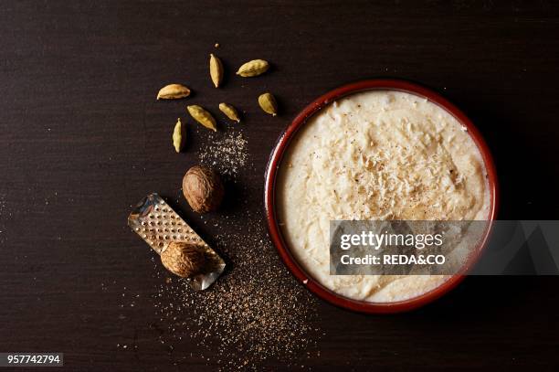 Cocoa Pudding with Cardamom and Nutmeg.