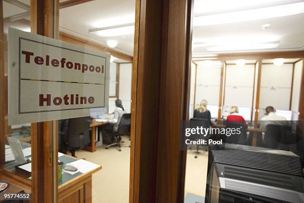 The crisis management group hold a meeting at the Federal Foreign Office on January 14, 2010 in Berlin, Germany. Planeloads of rescuers and relief...