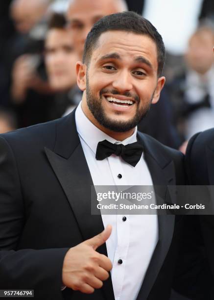 Malik Bentalha attends the screening of "Girls Of The Sun " during the 71st annual Cannes Film Festival at Palais des Festivals on May 12, 2018 in...