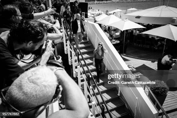 Amber Heard at the Martinez Hotel during the 71st annual Cannes Film Festival at on May 12, 2018 in Cannes, France.