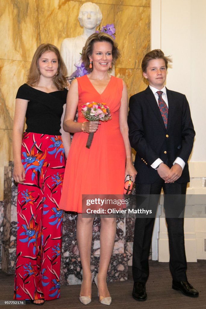 King Philippe Ff Belgium And Queen Mathilde Attend The Queen Elisabeth Contest Finals At Bozar In Brussels