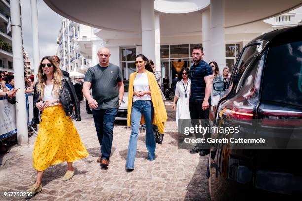 Singer Cheryl departs the Martinez Hotel during the 71st annual Cannes Film Festival at on May 12, 2018 in Cannes, France.