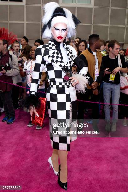 Aquaria attends the 4th Annual RuPaul's DragCon at Los Angeles Convention Center on May 12, 2018 in Los Angeles, California.