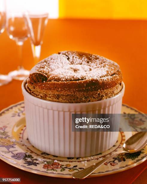 Chocolate Souffle. Italy.