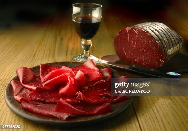 Cured Raw Beef. Italy.