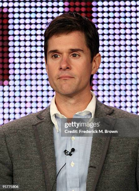 Dr. Brent Ridge of "The Fabulous Beekman Boys" speaks during the Planet Green portion of the 2010 Television Critics Association Press Tour at the...