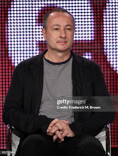 World of Wonder Productions co-executive producer Fenton Bailey of "The Fabulous Beekman Boys" speaks during the Planet Green portion of the 2010...