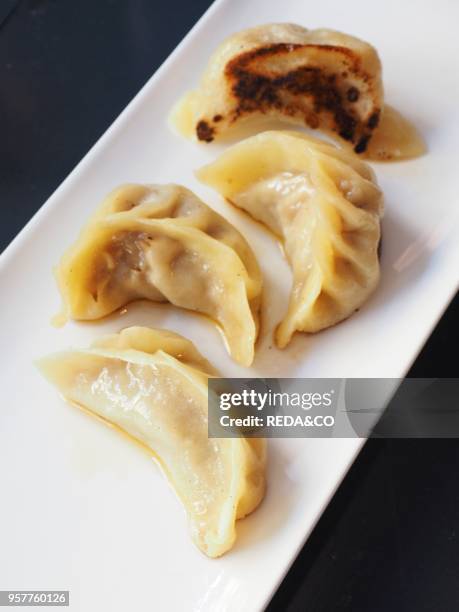 Cooked On The Plate Vegetables Dumplings. Lombardy. Italy. Europe.