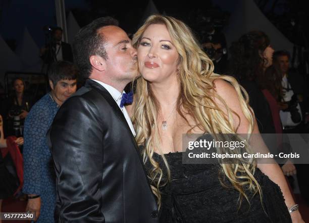 Loana Petrucciani and Laurent Amar attend the screening of "Girls Of The Sun " during the 71st annual Cannes Film Festival at Palais des Festivals on...