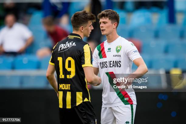 Mason Mount of Vitesse, Bas Kuipers of ADO Den Haag during the Dutch Eredivisie play-offs match between Vitesse Arnhem and ADO Den Haag at Gelredome...