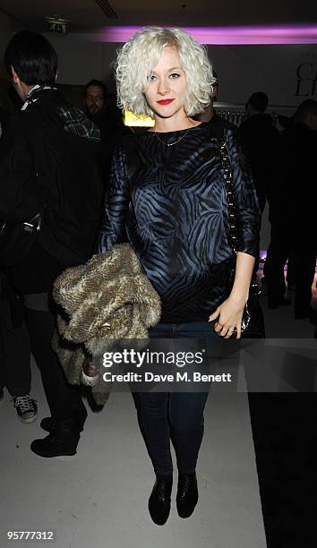 Portia Freeman attends the launch party of Daisy Lowe's new Swarovski three-piece jewellery range, at Swarovski Crystallized on January 14, 2010 in...