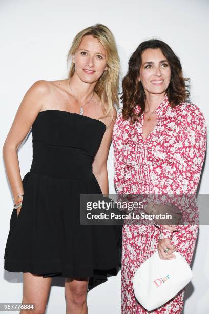 Mademoiselle Agnes and Sarah Lavoine attends a Dior dinner during the 71st annual Cannes Film Festival at JW Marriott on May 12, 2018 in Cannes,...
