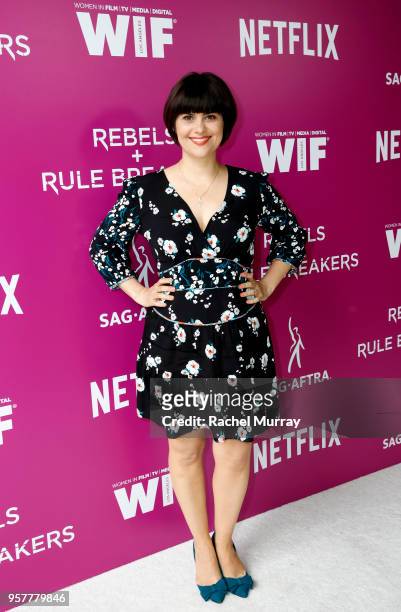 Rebekka Johnson attends the Rebels and Rule Breakers Panel at Netflix FYSEE at Raleigh Studios on May 12, 2018 in Los Angeles, California.