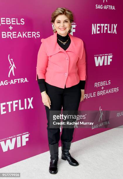 Gloria Allred attends the Rebels and Rule Breakers Panel at Netflix FYSEE at Raleigh Studios on May 12, 2018 in Los Angeles, California.