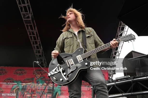 Joe Langridge-Brown of Nothing But Thieves performs onstage at KROQ Weenie Roast 2018 at StubHub Center on May 12, 2018 in Carson, California.