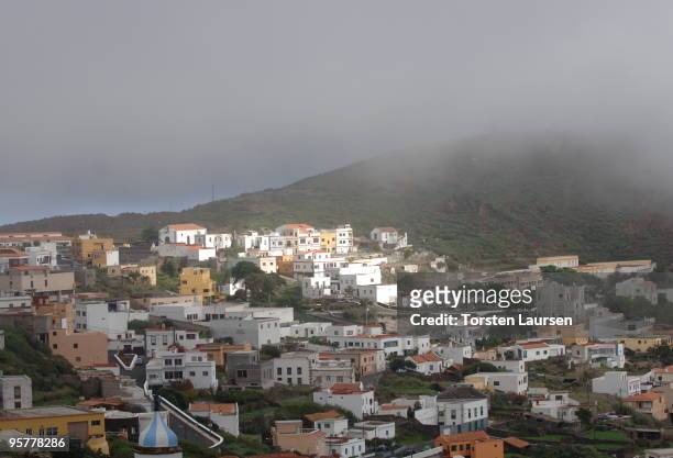 General view of the Valverde town on El Hierro Island, January 13, 2010 in El Hierro Island, Spain. The island inspired and features in the new film...