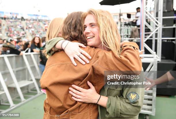 Joe Langridge-Brown of Nothing But Thieves attends KROQ Weenie Roast 2018 at StubHub Center on May 12, 2018 in Carson, California.