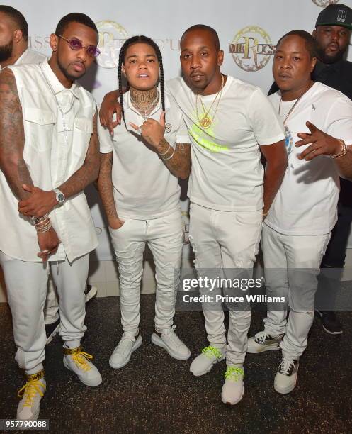 Fabolous, Young M.A, Ruggs and Jadakiss attend The All White Affair at Gold Room on May 12, 2018 in Atlanta, Georgia.