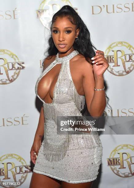 Bernice Burgos attends athe All White Party at Gold Room on May 12, 2018 in Atlanta, Georgia.