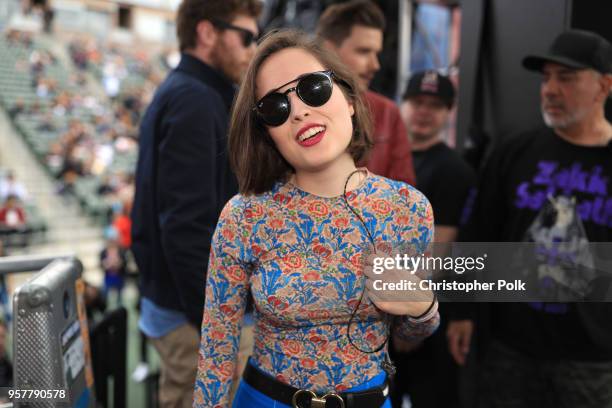 Alice Merton attends KROQ Weenie Roast 2018 at StubHub Center on May 12, 2018 in Carson, California.