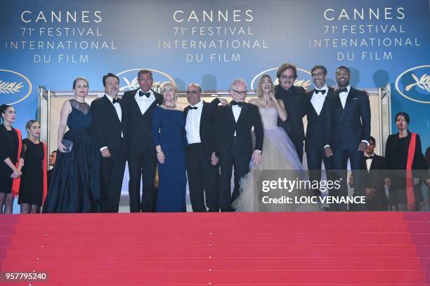 Producer Sarah Green, Iranian writer Amir Naderi, Algerian actress Sofia Boutella, US actor Michael Shannon, US director Ramin Brahani and US actor...