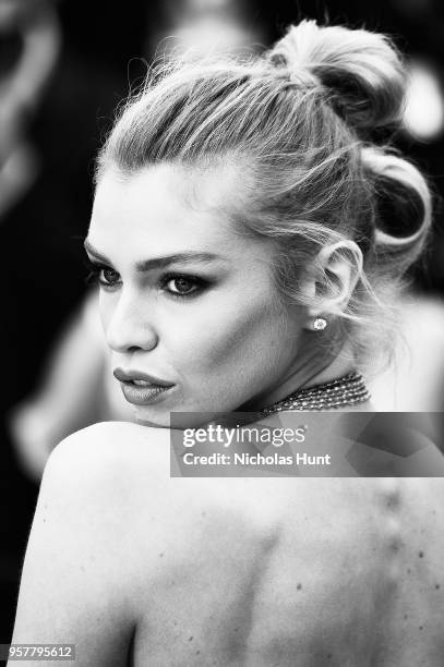 Stella Maxwell attends the screening of "Sorry Angel " during the 71st annual Cannes Film Festival at Palais des Festivals on May 10, 2018 in Cannes,...