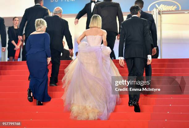 Producer Sarah Green, actress Sofia Boutella and director Ramin Brahani attend the screening of "Farenheit 451" during the 71st annual Cannes Film...