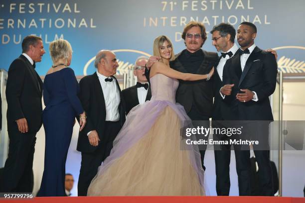 Richard Plepler, Producer Sarah Green, writer Amir Naderi, actress Sofia Boutella, actor Michael Shannon, director Ramin Brahani and actor Michael B....