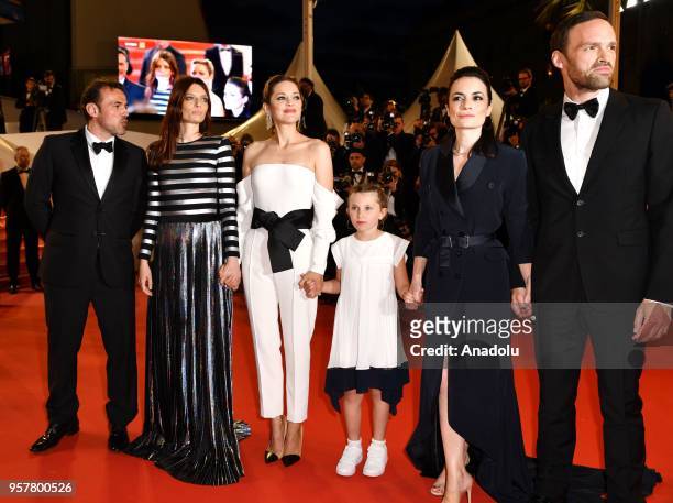 French actress Amelie Daure, French actress Marion Cotillard, French actress Ayline Aksoy-Etaix, French director Vanessa Filho and French actor Alban...