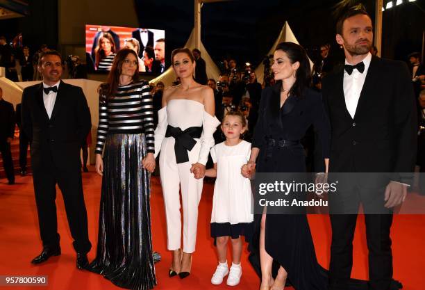French actress Amelie Daure, French actress Marion Cotillard, French actress Ayline Aksoy-Etaix, French director Vanessa Filho and French actor Alban...