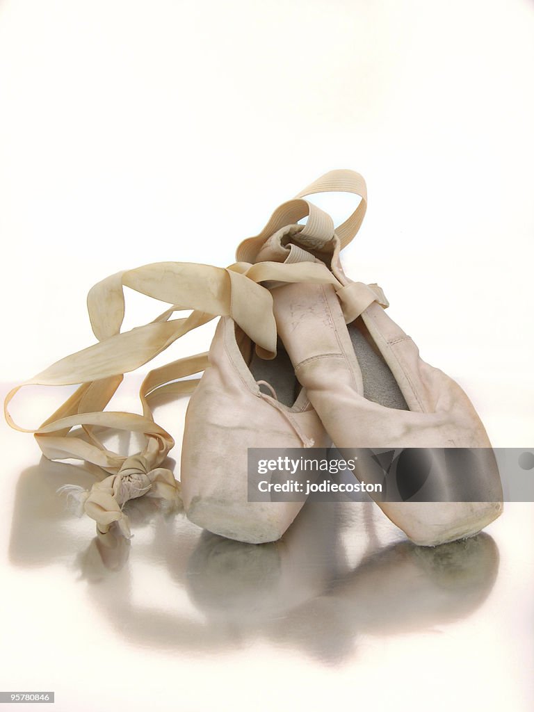 Ballerina's Pointe Shoes