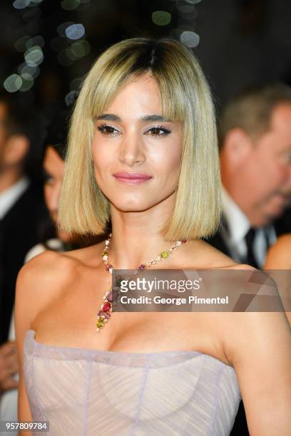 Actress Sofia Boutella attends the screening of "Farenheit 451" during the 71st annual Cannes Film Festival at Palais des Festivals on May 12, 2018...