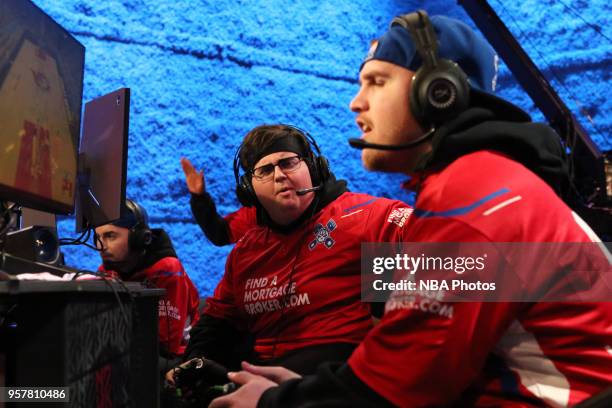 Rux of Pistons Gaming against Heat Check Gaming on May 12, 2018 at the NBA 2K League Studio Powered by Intel in Long Island City, New York. NOTE TO...